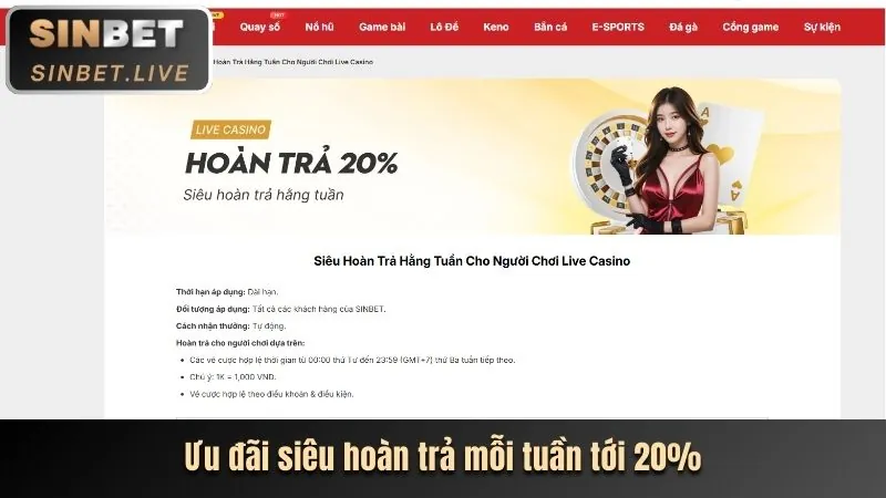 Hình ảnh giới thiệu game mới và cải tiến nền tảng Sonbet
