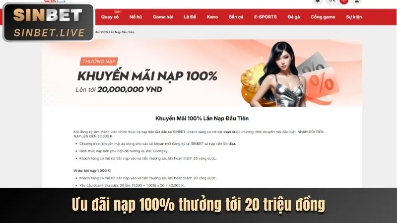 Hình ảnh minh họa các chương trình khuyến mãi độc quyền của Sonbet